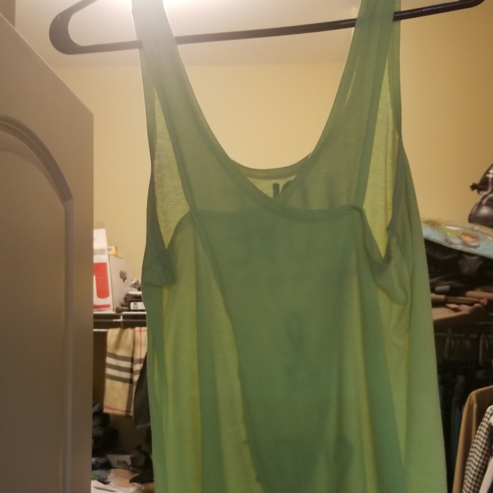 Cris cross back tank